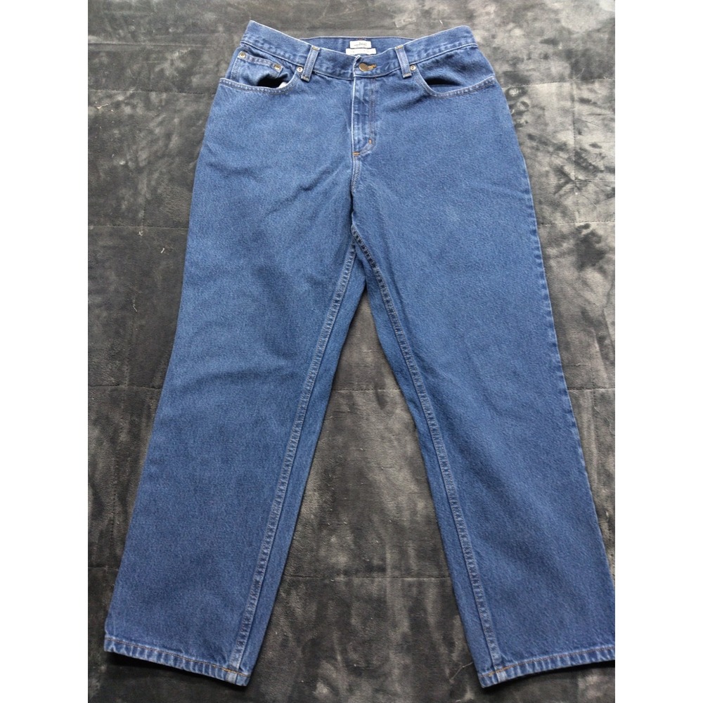 LL Bean Jeans Women's 14 Original Fit Relaxed 100% Cotton Denim